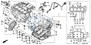 CB1000RAE CB1000R ABS E drawing CRANKCASE