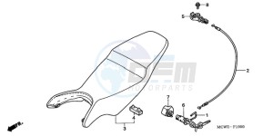 VFR8009 Ireland - (EK / MME) drawing SEAT