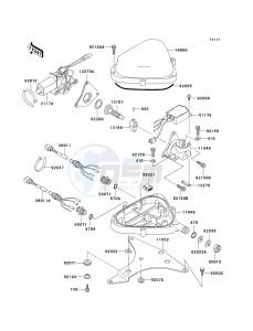 JH 1100 A [1100 ZXI] (A6-A8) [1100 ZXI] drawing CONTROL