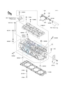 JT 1500 A [STX-15F] (A6F-A9F) A7F drawing CYLINDER HEAD