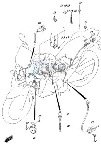 DL650 drawing WIRING HARNESS