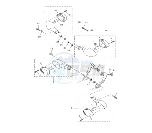 NS AEROX NAKED 50 drawing FLASHER LIGHT