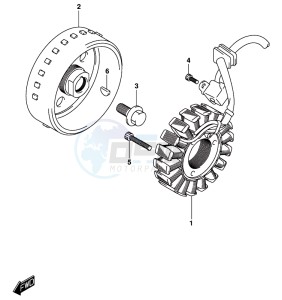 GSX-250RA drawing MAGNETO