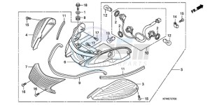 SH300A9 UK - (E / ABS MKH) drawing REAR COMBINATION LIGHT