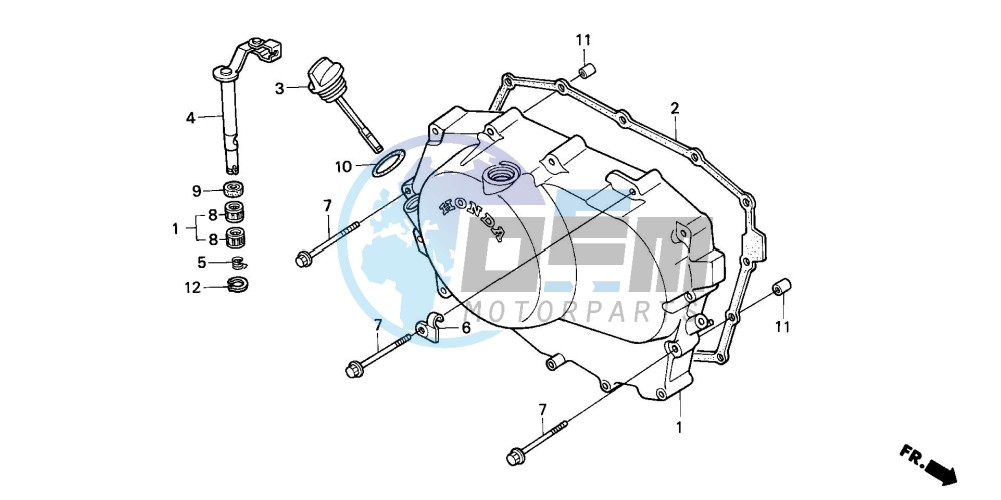 RIGHT CRANKCASE COVER