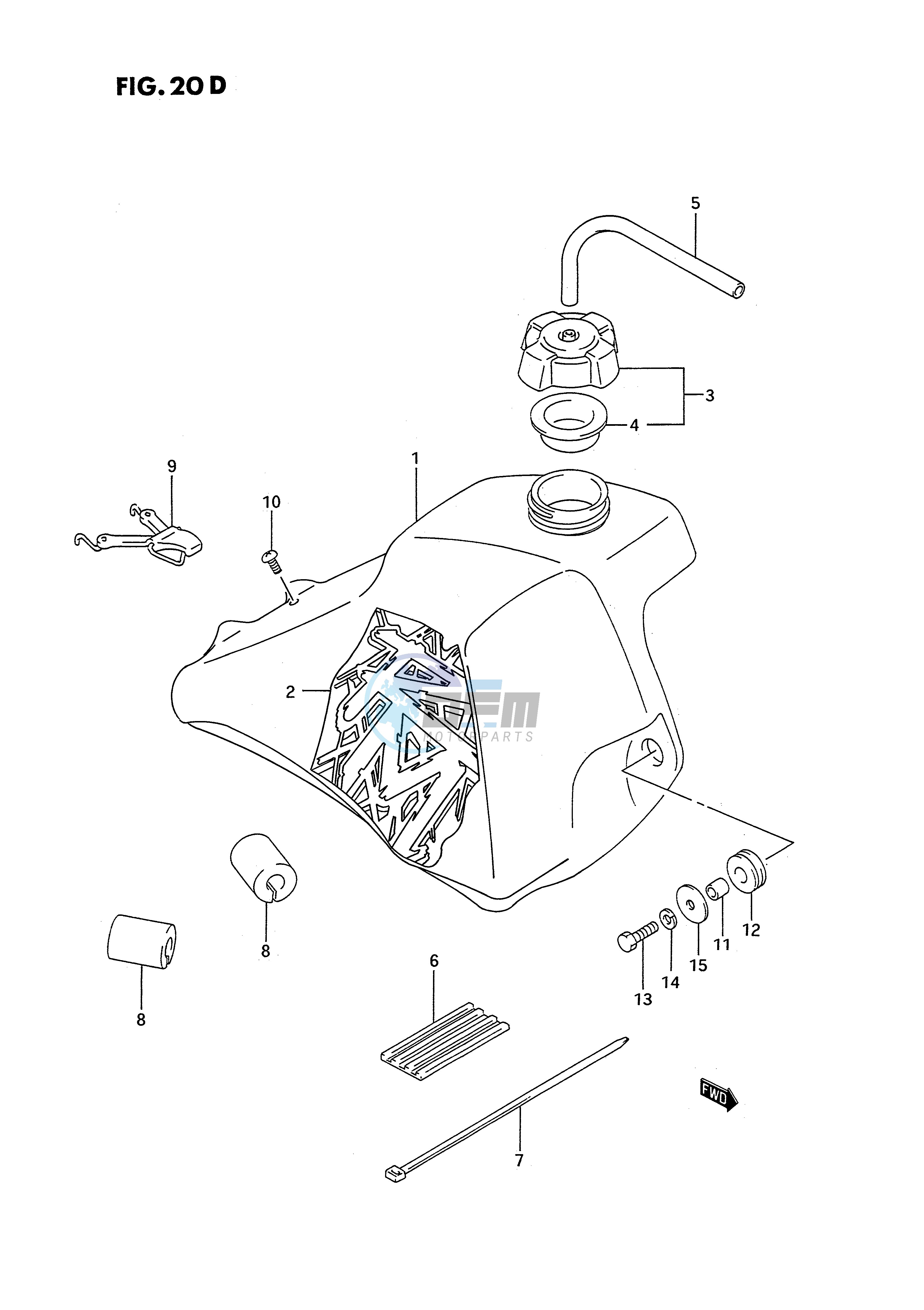 FUEL TANK (MODEL R S)