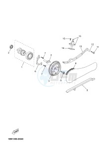 YP125RA X-MAX 125 ABS POLICE BELGIUM drawing CAMSHAFT & CHAIN