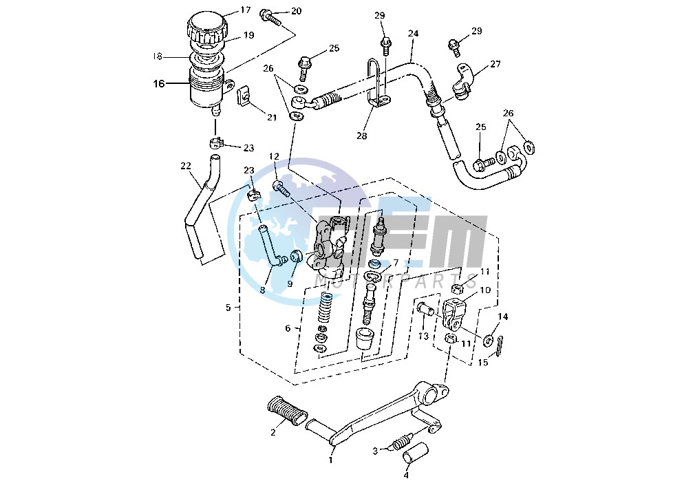 REAR MASTER CYLINDER