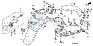 SH150D9 Europe Direct - (ED / KMH 2ED) drawing REAR FENDER