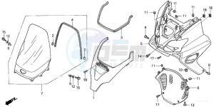 NSS250 JAZZ drawing FRONT COVER (NSS2501/NSS250A)