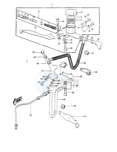 H2 B [MACH IV] (-B) 750 [MACH IV] drawing FRONT MASTER CYLINDER