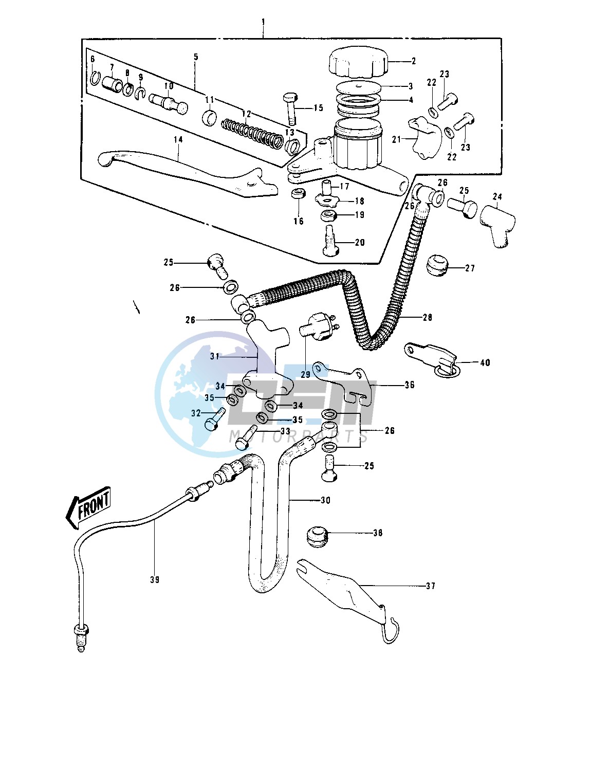 FRONT MASTER CYLINDER