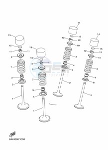 WR250F (BAKJ) drawing VALVE