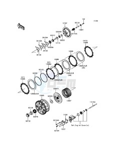 NINJA H2R ZX1000YHF EU drawing Clutch