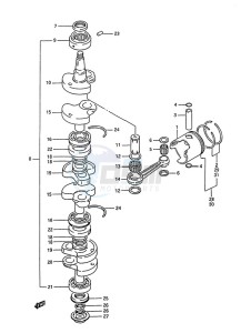 DT 85 drawing Crankshaft