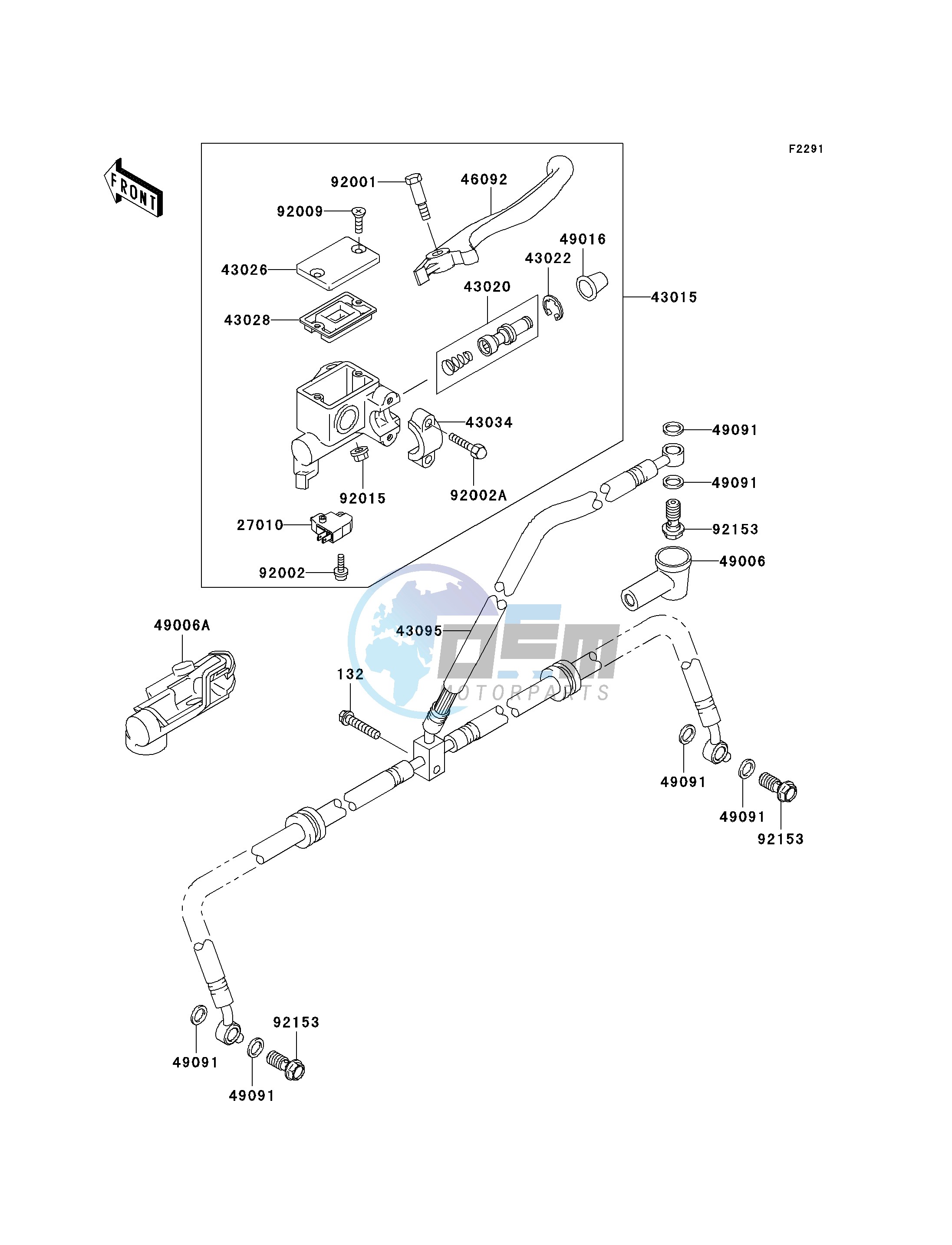 FRONT MASTER CYLINDER