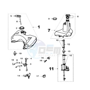 VIVA 2 R CO drawing TANK AND FUEL PUMP