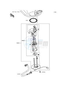 VERSYS 1000 KLZ1000BGF FR GB XX (EU ME A(FRICA) drawing Fuel Pump