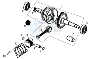 JET 4 R50 drawing CRANKSHAFT