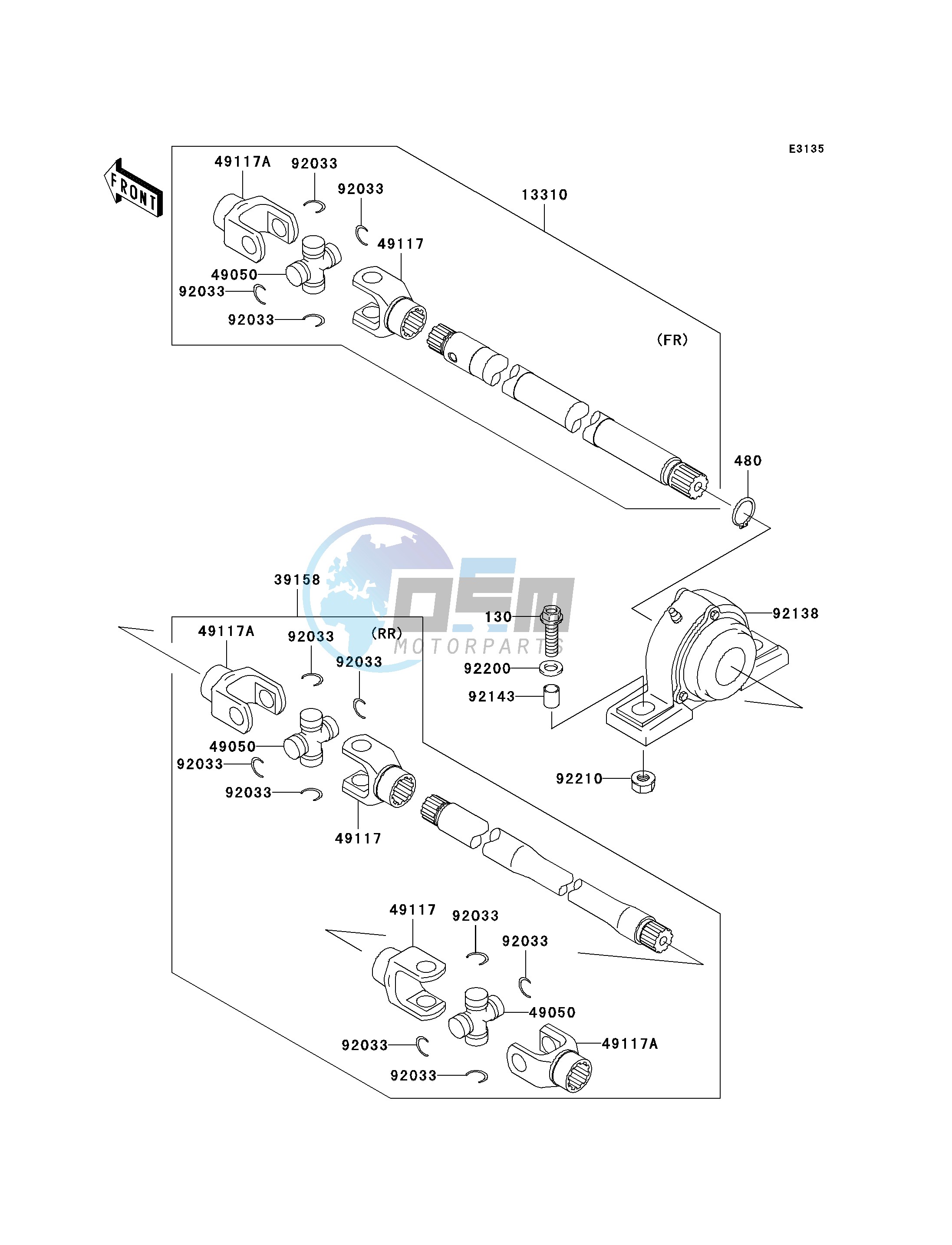 DRIVE SHAFT-PROPELLER