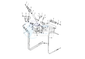 YZF-R1S 1000 drawing STEERING HANDLE - CABLE