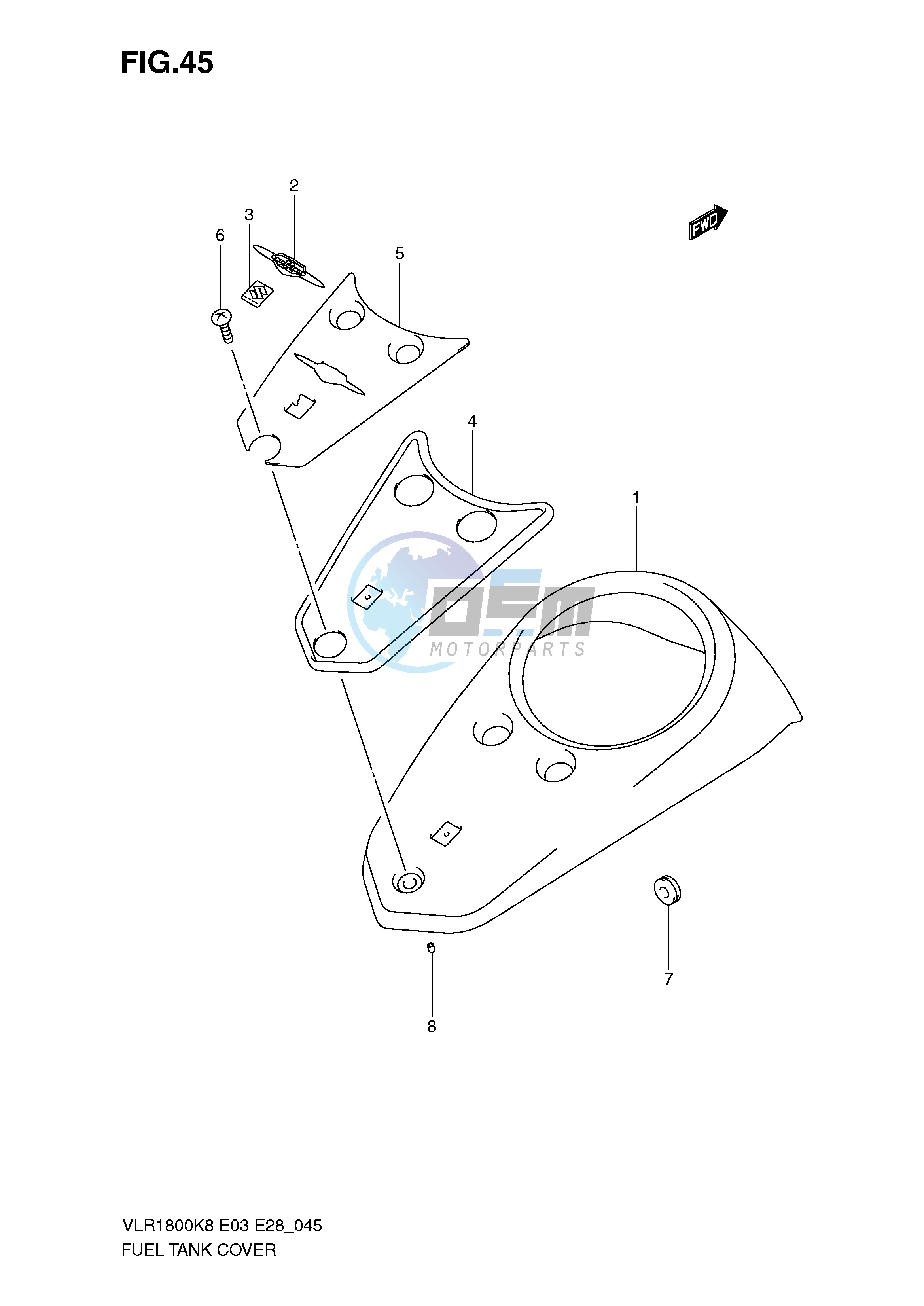 FUEL TANK COVER