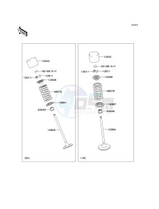 EX 650 A [NINJA 650R] (A6F-A8F) A6F drawing VALVE-- S- -