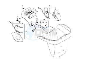 X9 200 drawing Tail lamp