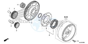 NC750XAE NC750XA Europe Direct - (ED) drawing STARTING CLUTCH