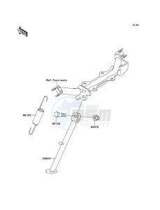 KLX110 KLX110A7F EU drawing Stand(s)