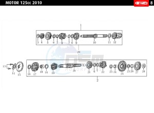 MARATHON-125-AC-SM-WHITE drawing GEARS