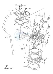 YZ450F (33DD 33DE 33DF 33DG) drawing CYLINDER