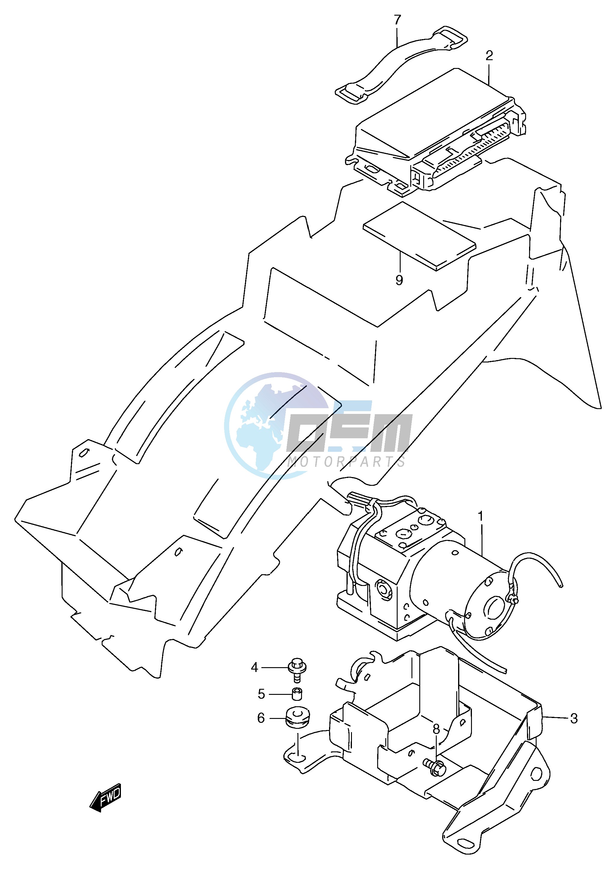 HYDRAULIC UNIT (GSF1200SAV SAW SAX SAY)