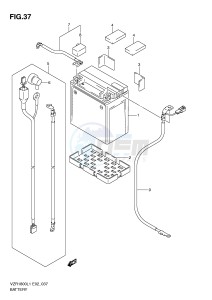 VZR1800 (E2) INTRUDER drawing BATTERY