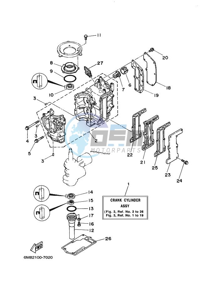 CYLINDER--CRANKCASE