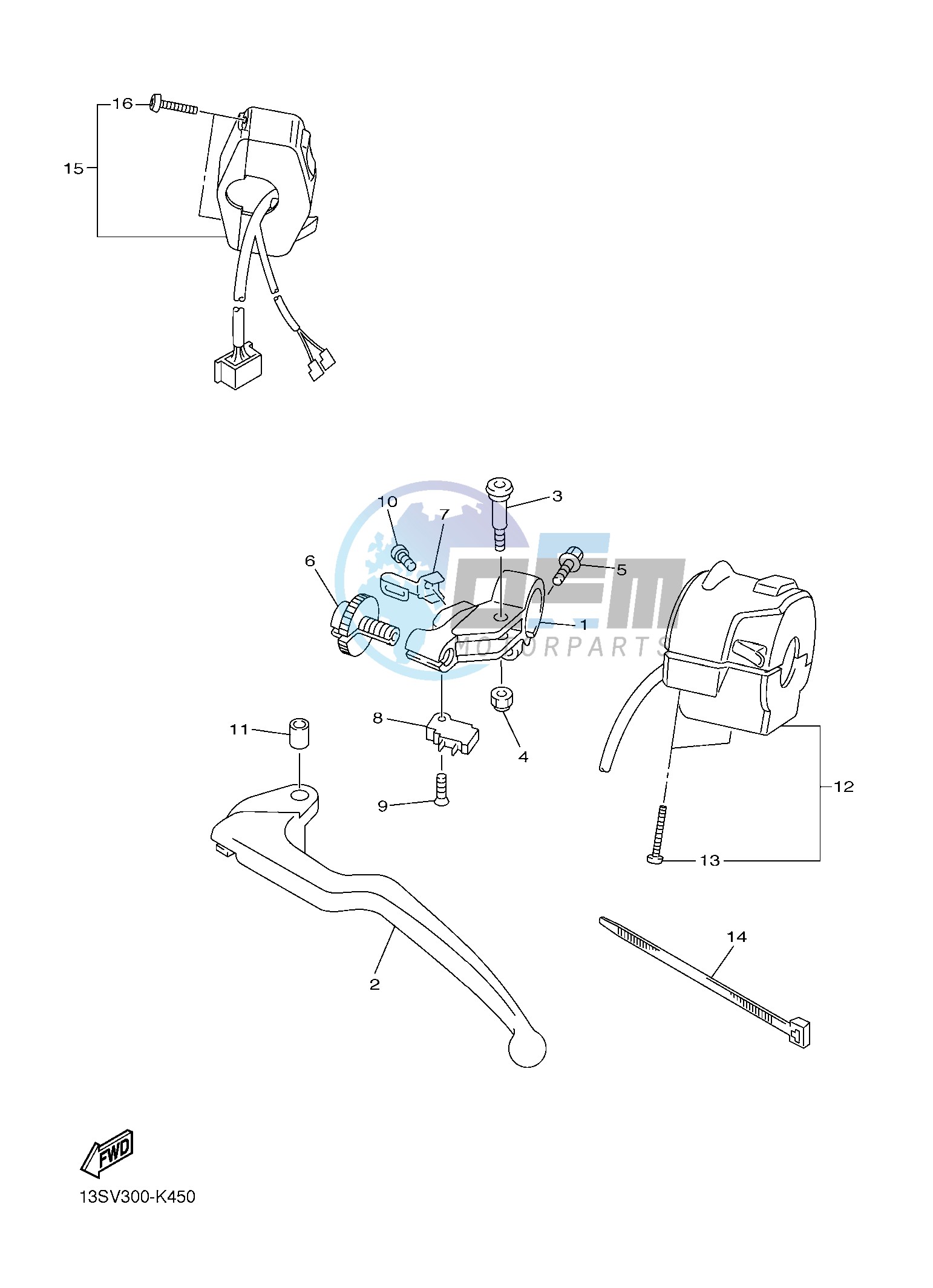 HANDLE SWITCH & LEVER