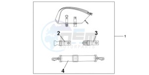 CBR1000RR9 BR / MME SPC - (BR / MME SPC) drawing REAR SEAT BAG