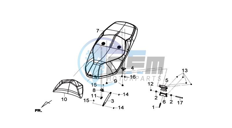 BUDDYSEAT / REAR LUGGAGE FRAME /