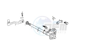 SENDA SM X-RACE - 50 CC 2T EU2 drawing GEAR CHANGE MECHANISM