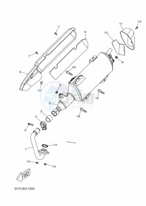 CZD250-A  (BGT2) drawing EXHAUST