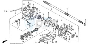 TRX350FM FOURTRAX drawing FINAL DRIVEN GEAR