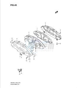 AN400Z drawing SPEEDOMETER (AN400ZAL1 E2)