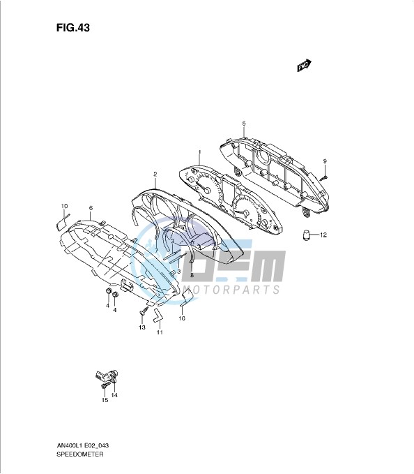SPEEDOMETER (AN400ZAL1 E2)