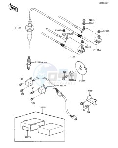 ZG 1000 A [CONCOURS] (A1-A3) [CONCOURS] drawing IGNITION SYSTEM