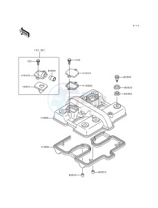 EN 500 A [VULCAN 500] (A6-A7) [VULCAN 500] drawing CYLINDER HEAD COVER