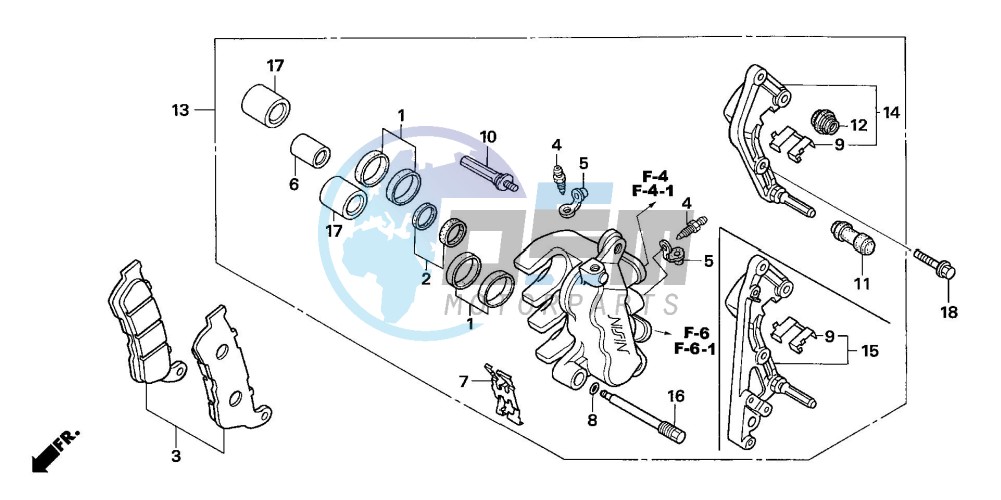 FRONT BRAKE CALIPER