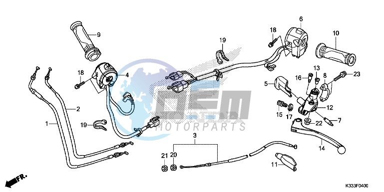 HANDLE LEVER/ SWITCH/ CABLE