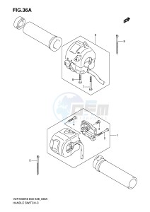 VZR1800 (E3-E28) INTRUDER drawing HANDLE SWITCH (VZR1800NK8 NK9)