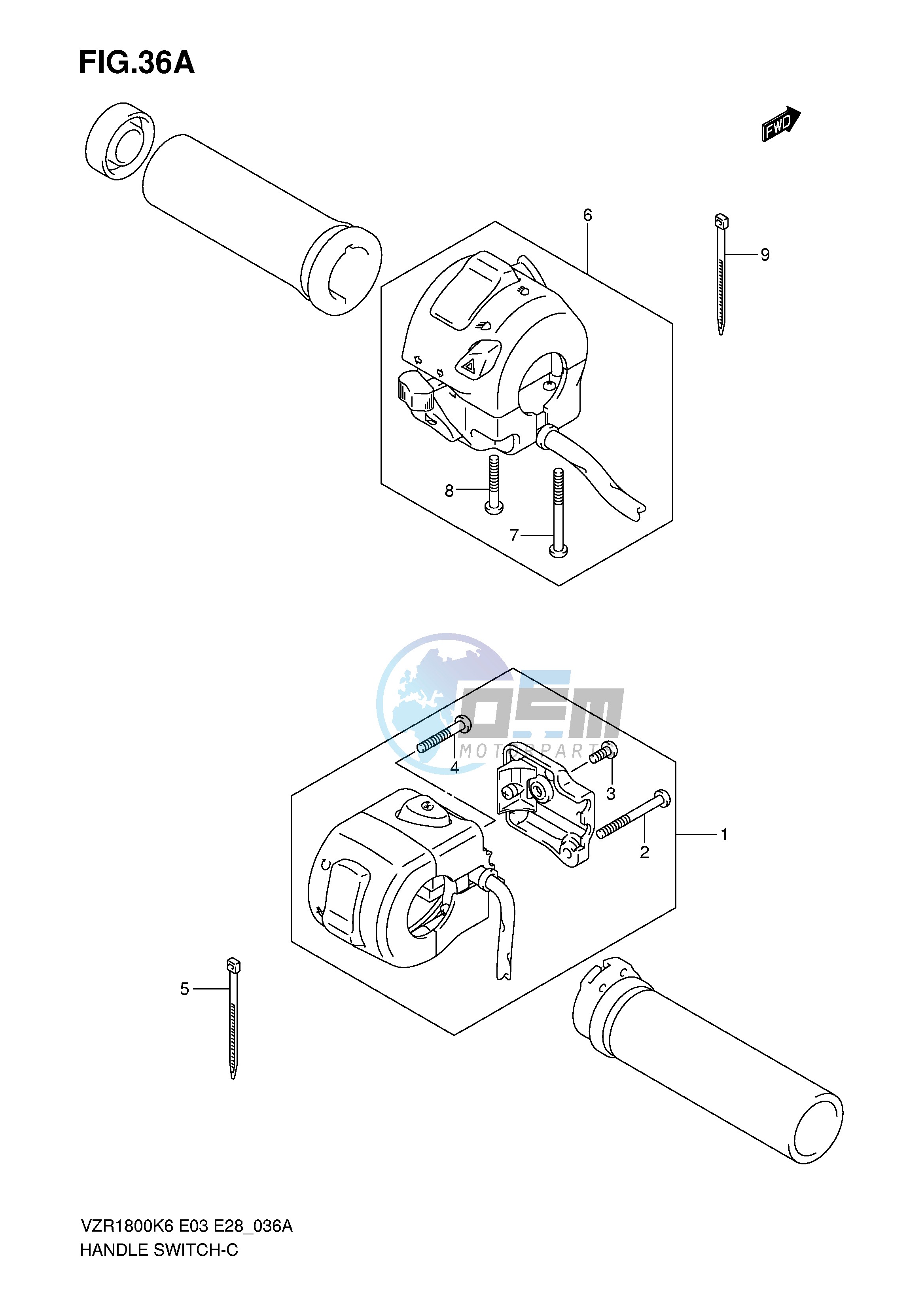 HANDLE SWITCH (VZR1800NK8 NK9)