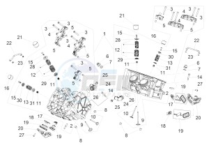 RSV4 1100 RACING FACTORY E4 ABS (EMEA-GSO) drawing Cylinder head - valves